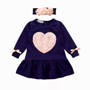 Rosebud Heart Dress Tunic 12m, 18m, 24m